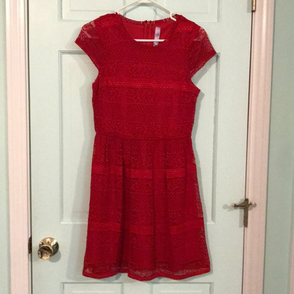 Red dress